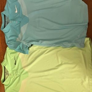 Nike Dri-Fit Vapor Blade Polo Golf Shirts - Medium